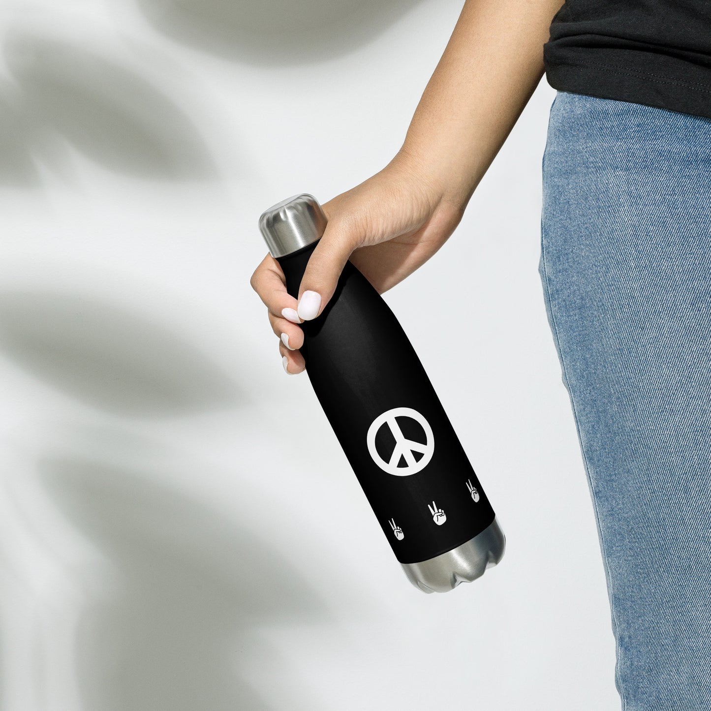 Peace - 17 oz. Stainless Steel Water Bottle